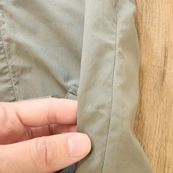 Giro Sport Design Men's Green Nylon Button Down Short Sleeve Shirt Stretchy M - Picture 5 of 8